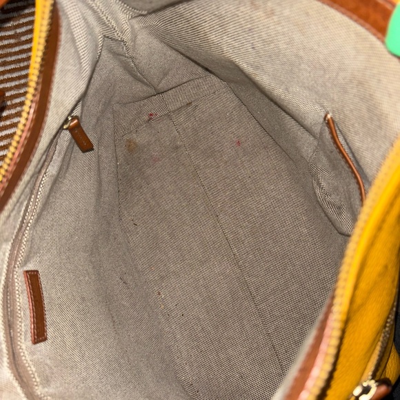 Dooney & Bourke Yellow Shoulder Bag - Picture 5 of 12